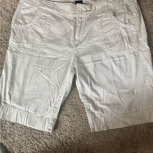 Calvin Klein Jeans Cream Women's Bermudas